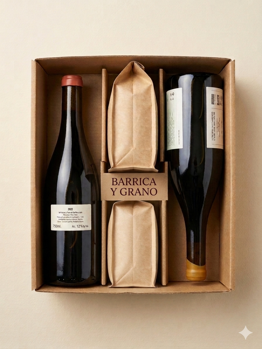 Caja Individual · Barrica & Grano